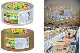 tesa ECO & ULTRA STRONG 58299-00000-00 pakavimo juosta, ruda, 66 m x 50 mm, 1 vnt.