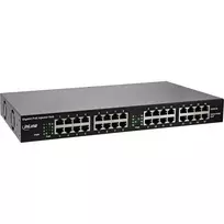 InLine PoE+ Gigabit Injector Hub 16 prievadų PoE+, 19 col. 1U, su kronšteinais, 2 ventiliatoriai