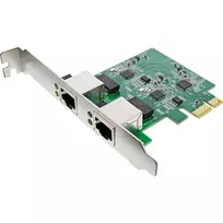 InLine Dual Gigabit tinklo plokštė, 1x RJ45 2,5Gb/s, PCIe x1, su žemo profilio laikikliu
