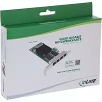 InLine 51127D vidinė tinklo plokštė 4x RJ45 Gigabit Ethernet PCI Express