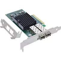 InLine Dual 10 Gigabit tinklo plokštė, 2x SFP+, PCIe x8, su žemo profilio laikikliu