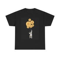 Men's and Women's T-shirts Bitcoin Astronaut To The Moon Crypto Unisex Heavy Cotton Tee L