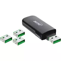 InLine USB prievadų blokatorius, 4 prievadų blokatorius