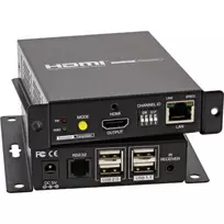 KVM prailgintuvas InLine 64601 4K HDMI USB per IP iki 100 m