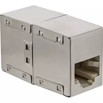 InLine Cat.5e adapter visiškai ekranuotas metalinis 2x RJ45 motina į motiną tiesioginis