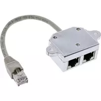 InLine Cat.5e ISDN T-Adapter RJ45 kištukas į 2x RJ45 lizdą 15 cm