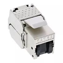 InLine 76202C Cat.6a RJ45 Keystone modulis su dulkių dangteliu, juodas