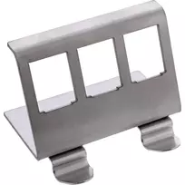 InLine 76203E metalinis Keystone laikiklis montavimui ant DIN bėgio, 3 prievadai