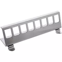 InLine 76203H metalinis Keystone laikiklis DIN bėgiui, 8 prievadų