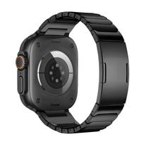 For Apple watch bands: 1-11 generations / Ultra3 / SE3 stainless steel star-track side-detachable straps 42/44//45/46/49&38/40/41mm ryškiai rožinė