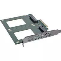 InLine 76660P vidinis U.2 adapteris PCIe vyriškas 4Gbit/s 3.3 V