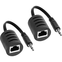InLine 3,5 mm garso perdavimo per LAN / Ethernet / RJ45 rinkinys, iki 50 m