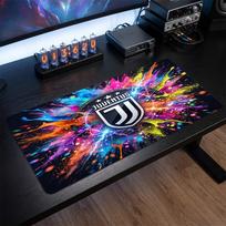 Juventus FC Printed Large Mouse Pad, Non Slip Soft Rubber Gaming Desk Mat for Office Laptop Computer Decor 30cmx60cm（11.8x23.6inch）