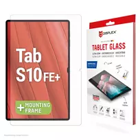 Displex Tablet Glass (9H) Samsung Galaxy Tab S10 FE+ su Eco montavimo rėmeliu, nedūžtantis