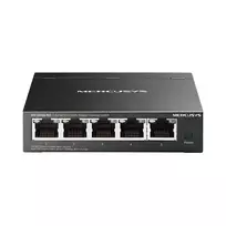 Nevaldomas tinklo jungiklis TP-LINK Mercusys MS105GS-M2 — 5 prievadų Gigabit Ethernet (10/100/1000), juodas