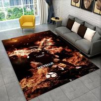 Football N-Neymar Sport Star Non-Slip Area Rug for Living Room,Bedroom,Playroom,Soft Carpet Floor Mat Home Decor Rug Kids Room 40x60cm