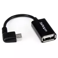 StarTech.com 5 colių stačiu kampu Micro USB į USB OTG pagrindinės įrangos adapteris M/F