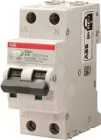 ABB DS201 B10 A30 diferencialinis automatas 6kA 1P+N A tipo 10A 30mA (2CSR255180R1105)