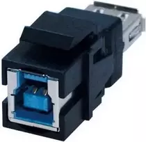 Bachmann 917.401 USB 3.0 A į B adapteris (lyties keitiklis) juodas