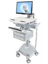 Mobilus multimedijos vežimėlis Ergotron StyleView aliuminis pilkai baltas