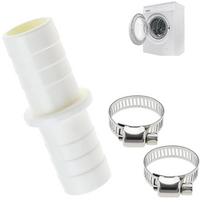 Metal Clamp Set Waste Pipe Connector 17mm Inner Diameter 21mm Outer Diameter 65mm Total Length Installation Drain Pipe Connector China Mainland