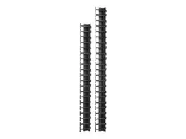 APC NetShelter vertikalus kabelių tvarkytuvas, 2 vnt., 107 x 1911 x 45 mm, juodas