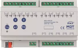 MDT Battery-1616.03 universalinis pavara 1 6 kanalų 8TE REG 16A 230VAC 100µF 15EVG (Battery-1616.03)