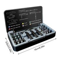 24 In 1 Magnetic T-handle Ratchet Screwdriver Set With 24 Bit PH0/PH1/PH2/4.0/SL3/SL4/SL5/SL6/ Y3/Y5 / 2.0/2.3/T8-T25/H2.0-H6.0 juoda