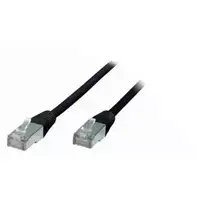 S/CONN Cat5e F/UTP (FTP) RJ45–RJ45 2 m juodas tinklo kabelis