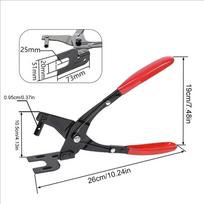 Automobile Hose Remover Plier Automotive Fuel Vacuum Hose Remover Pliers Universal Pipe Separator Tool Essential for Auto Repair raudona