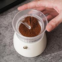 Single Dual Valve Compatible Moka Pot Dosing Funnel Powder Distribution Tool  For Moka Pot 3cup transparent