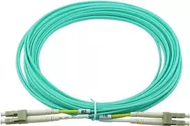 Skaidulinis optinis kabelis BlueOptics CAB-OM3-LC-LC-7,5M-BO, 7,5 m, OM3, LC–LC, akvamarino spalva