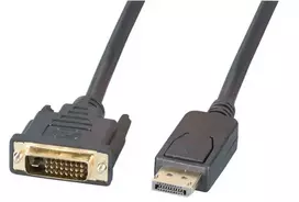 EFB-Elektronik DisplayPort / DVI 24+1 laidas, St-St, 3 m, juodas