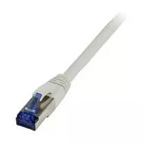 Synergy 21 Patch laidas RJ45 - CAT6A 500MHz - 7,5 m - Pilka - S-STP (S/FTP) - TPE (Superflex) - AWG26