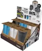 Termo puodelių rinkinys TROIKA Thekendisplay 6×CUP-UCCINO – 6 vnt., izoliuoti gėrimų puodeliai