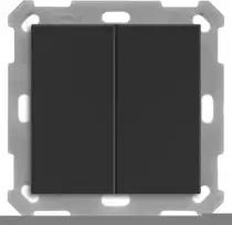 MDT BE-TAL55B206.01 KNX mygtukas Light 55 Basic 2-jų krypčių juodas matinis Neutral 1