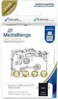 MediaRange plastikinė juostelė Brother TZ-335 12mm 8m balta ant juodos