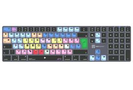 Logickeyboard LKB-MCOM4-TM-UK klaviatūra, skirta Avid Media Composer, Bluetooth/QWERTY, angliška, titano pilka