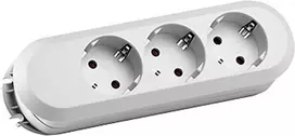 Bachmann SMARTLINE ilgintuvas 1,5 m 3 kištukiniai lizdai Baltas