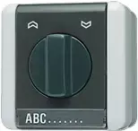 Jung 834.10 W Elektrinis jungiklis 1P Juodas - Baltas (834.10W)