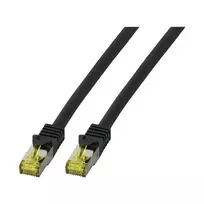EFB-Elektronik RJ45 Patch Laidas Cat.6A S/FTP LSZH Juodas 0,25m (MK7001.0,25B)