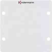 Sieninė plokštė / jungiklio dangtelis Kindermann 7444000500 aliuminis