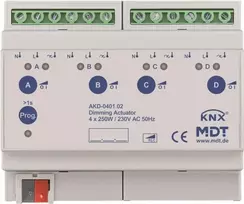 MDT AKD-0401.02 250W, 230VAC mit Wirkleistungsmessung (AKD-0401.02)