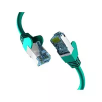 EFB-Elektronik RJ45 pataisas su Cat.7 žalia viela 0,5 m S/FTP PIMF tinklo kabelis LAN DSL
