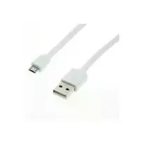 ROLINE USB kabelis - USB A tipo (vyriškas) į Micro-USB B tipo (vyriškas) - 1 m - USB 2.0 - baltas (11.02.8761)