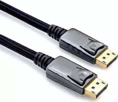 Roline DisplayPort kabelis – DisplayPort (vyriškas) į DisplayPort (vyriškas) – 3 m – 4K palaikymas – juoda