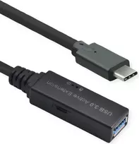 ROLINE Ultralanges USB3.2 Gen1 prailginimo kabelis C-A ST/BU 5m - Laidas - Skaitmeninis/Duomenų - 5 m (12.04.1065)