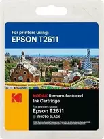 185E026110 KODAK EPS. XP610 FOTOTINTE BK C13T26114012/T2611 220Seiten 7ml (185E026110)