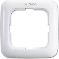BUSCH-JAEGER Rahmen mit Aufdruck ,,Heizung-Notschalter' 2511JH-214 Reflex SI alpinweiss 2511JH-214 (1725-0-1009)