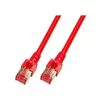 EFB-Elektronik RJ45 jungiamasis kabelis Cat.6 S/FTP LSZH Raudonas 0,25m